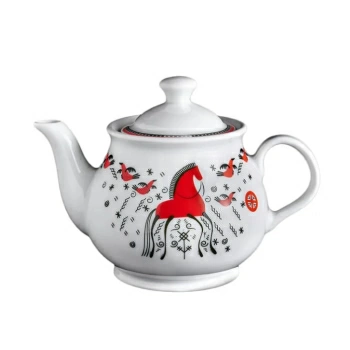 Чайник Мезень 400 мл фарфор белый