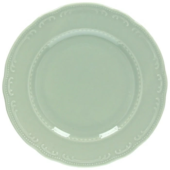 Блюдо круглое «В.Виена Шарм»; фарфор; D=31см; зелен.