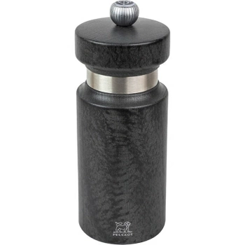 Мельница для соли «Роян»; бук,сталь нерж.; H=14см; серый