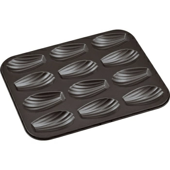 Форма конд.с антиприг.покрыт. «Ракушки»; тефлон; H=2,L=38,B=20см; тем.корич.