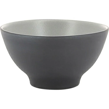 Салатник «Экинокс»; фарфор; 300мл; D=12,H=6.5см; серый