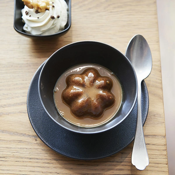 Тарелка  мелкая «Экинокс»; фарфор; D=28см; черный