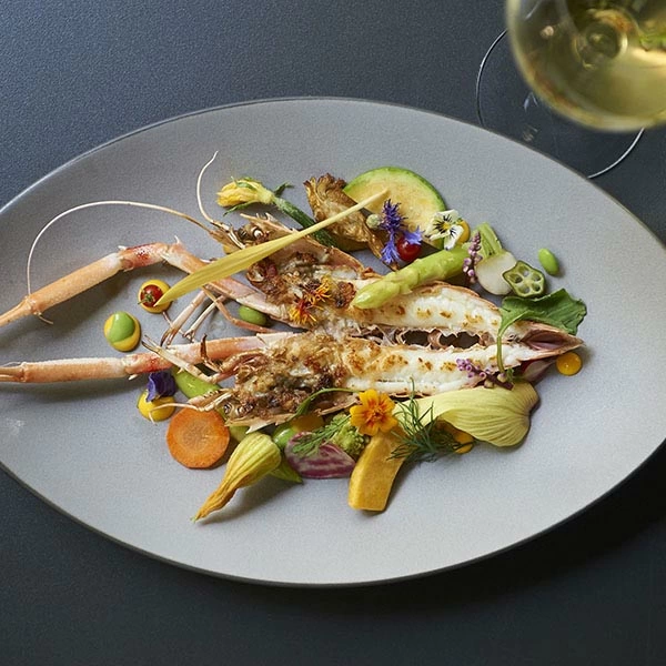 Блюдо овал. «Экинокс»; керамика; H=4,L=35,B=22.3см; серый