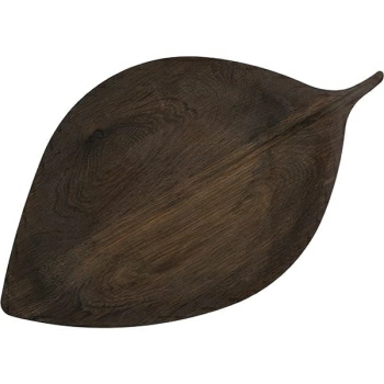 Блюдо «Береза» мореный дуб; H=3,L=53,B=31см