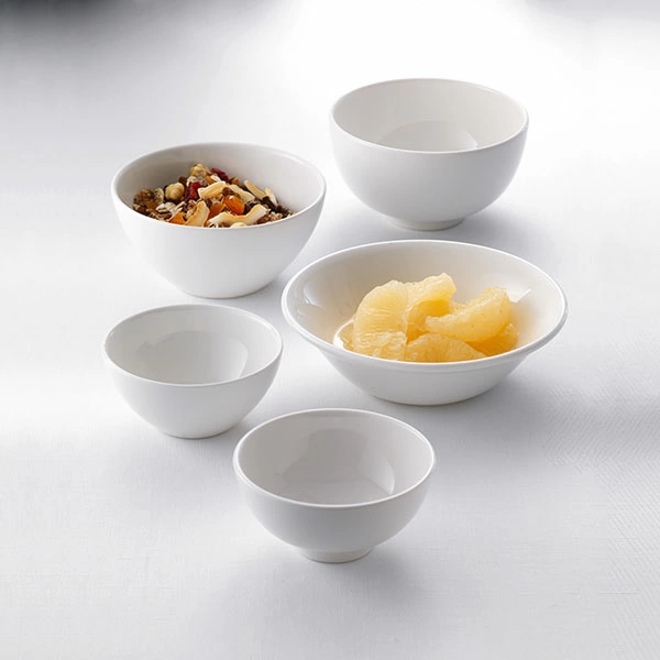 Салатник «Монако Вайт»; фарфор; 420мл; D=13,H=6.5см; белый