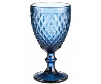 Бокал для вина Ромб 270 мл синий