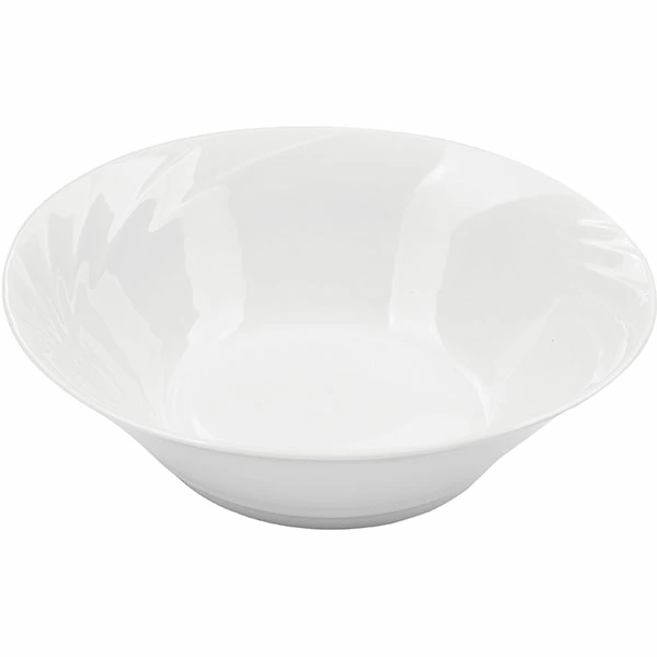 Салатник «Голубка»; фарфор; 1200мл; D=22.5,H=6.5см; белый