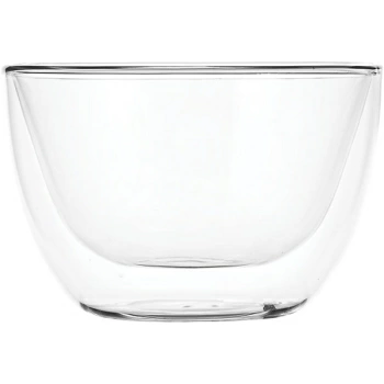 Пиала двойные стенки «Проотель»; термост.стекло; 230мл; D=105,H=67мм