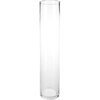 Ваза для цветов «Цилиндр»; стекло; H=60см; прозр.