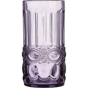 Хайбол; стекло; 300мл; H=138мм; фиолет.