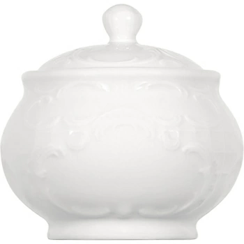 Сахарница «Моцарт»; фарфор; 250мл; белый