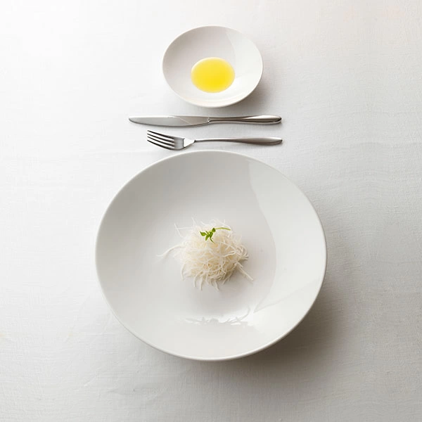 Салатник «Монако Вайт»; фарфор; 915мл; D=25.5,H=4.5см; белый