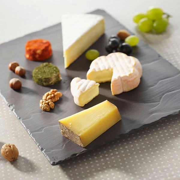 Блюдо прямоуг. «Базальт»; фарфор; L=40,B=30см; черный,матовый