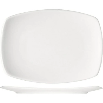 Блюдо прямоуг. «Опшенс»; фарфор; L=28.5,B=18.5см; белый