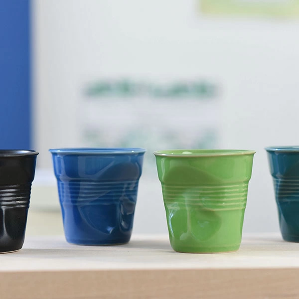 Стакан для эспрессо «Фруассэ»; фарфор; 80мл; D=65,H=60мм; черный