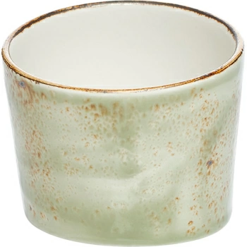 Салатник «Крафт»; фарфор; 220мл; D=8.8,H=7.5,L=36,B=25см; зелен.