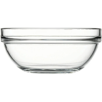Салатник «Шеф»; стекло; 1158мл; D=17,H=7.5см; прозр.