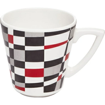 Чашка чайная «Zing»; фарфор; 230мл; D=10,H=8.6,L=11.3см; разноцветн.,белый