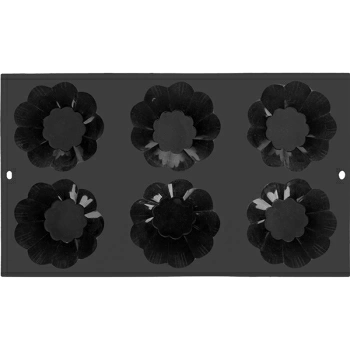 Форма конд. «Бриош» [6шт]; силикон; D=8,H=3.5,L=30,B=17.5см