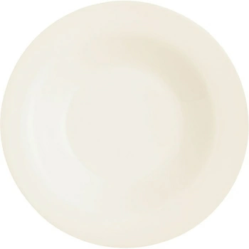 Тарелка глубокая «Зеникс»; зеникс; 250мл; D=22,H=3.6см; белый