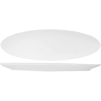 Блюдо для рыбы «Кунстверк»; фарфор; H=3.5,L=55,B=17см; белый