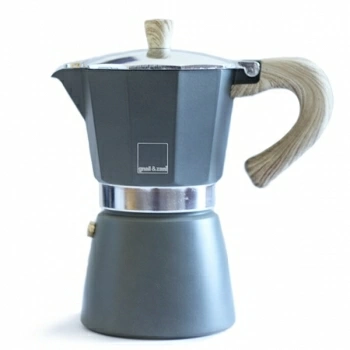Гейзерная кофеварка Gnali&Zani Venezia серая на 9п