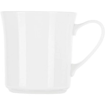 Кружка «Лунная»; фарфор; 340мл; D=9,H=9.5,L=12см; белый