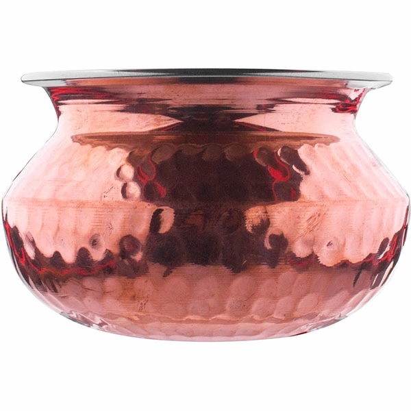 Блюдо для подачи(ханди) «Проотель»; сталь нерж.,медь; 0.75л; D=11.8/15,H=8.2см