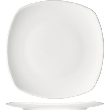 Тарелка квадратная «Опшенс»; фарфор; L=24.5,B=24.5см; белый