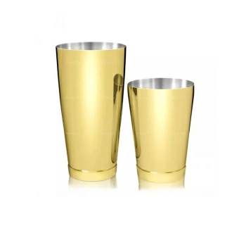 Шейкер Lumian Kenko Boston Tin & Half Tin, 18-28 oz, золото