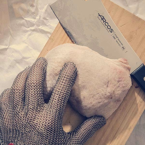 Топорик для рубки мяса «Универсал»; сталь нерж.; L=32/20см; черный,металлич.