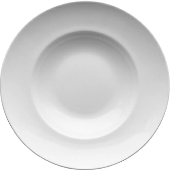 Тарелка для пасты «Монако Вайт»; фарфор; 420мл; D=26.2,H=4см; белый