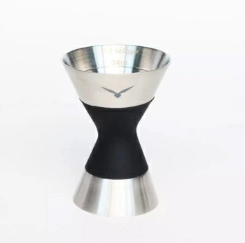 Джиггер AnyBar Mr Slim Silicone 30/45, матовое серебро