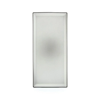 Блюдо прямоуг. «Экинокс»; фарфор; H=1.8,L=32.5,B=15см; серый