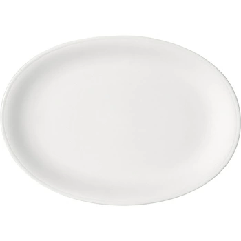 Блюдо овальное «Бонн»; фарфор; L=32.3,B=22.8см; белый