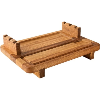 Фото Доска для подачи шашлыка PPwood 3 шампура дуб 300мм Доска для подачи шашлыка PPwood 3 шампура дуб 300мм