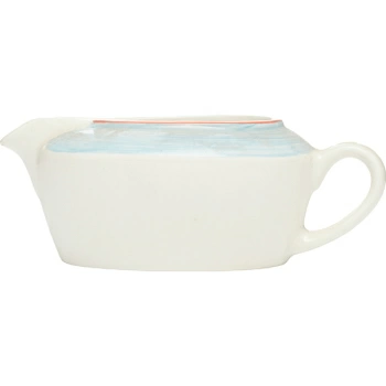 Соусник «Рио Блю»; фарфор; 130мл; белый,синий