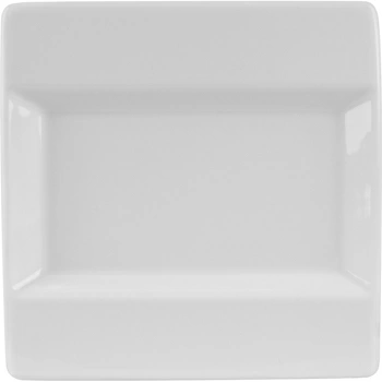 Блюдо квадр. «Фрейм»; фарфор; L=15.3,B=15.3см; белый