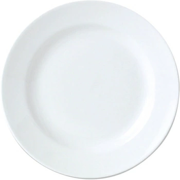 Тарелка «Симплисити вайт-Хармони»; фарфор; D=16.5,H=1.7см; белый