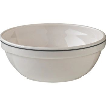 Салатник «Рисепшн»; стекло; 300мл; D=12,H=4.5см; слон.кость,серый