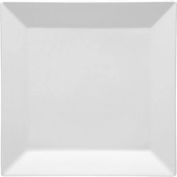 Тарелка квадратная «Классик»; фарфор; H=2,L=21.5,B=21.5см; белый