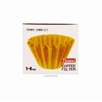 Фильтры Tiamo бумажные, неотбеленные, 50шт