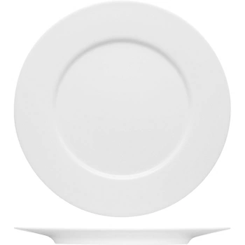 Тарелка мелкая «Пьюрити»; фарфор; D=29,H=2см; белый
