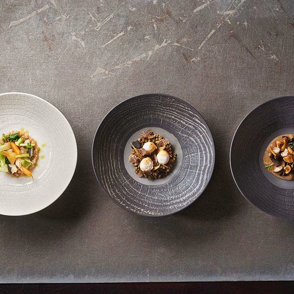 Салатник «Арборесценс»; фарфор; 750мл; D=19,H=6.5см; слон.кость