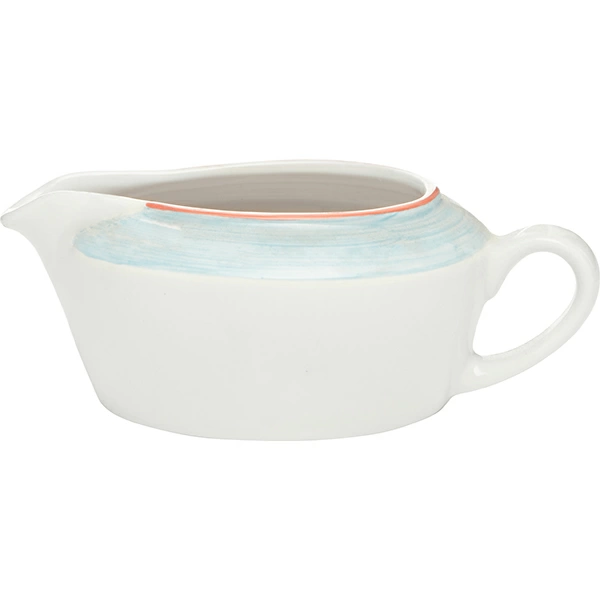 Соусник «Рио Блю»; фарфор; 130мл; белый,синий