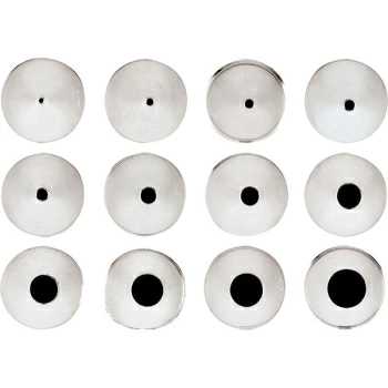 Набор кондит.насадок [12шт]; сталь нерж.; D=17,H=30,L=115,B=60мм; металлич.