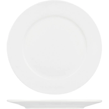 Тарелка мелкая «Кунстверк»; фарфор; D=27,H=2см; белый