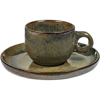 Пара кофейная для эспрессо Серфис, 100 мл, керамика, сизый