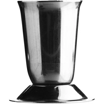 Стаканчик для зубочисток; сталь нерж.; D=4.5,H=5.2см; металлич.