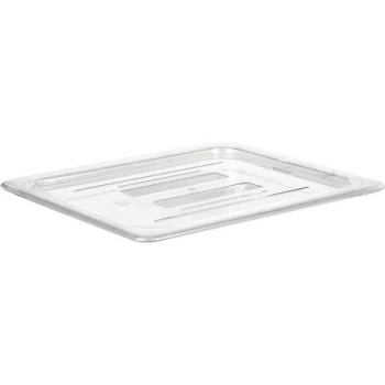 Крышка для гастр-ти (1/2),с ручк.; поликарбонат; L=32.5,B=26.5см; прозр.